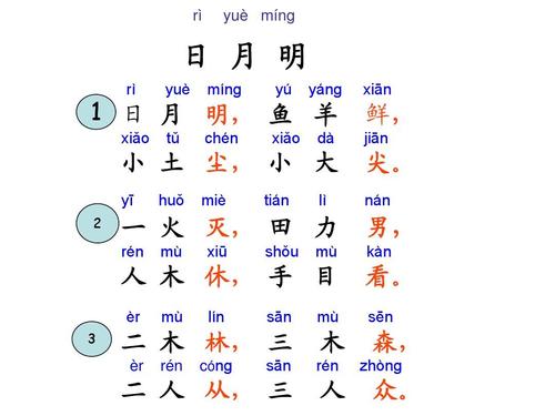 日月明-日月明一年级上册课文原文