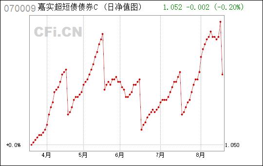 嘉实超短债债券-嘉实超短债债券070009