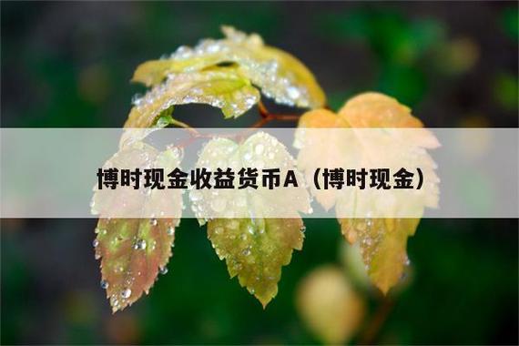 博时现金收益-博时现金收益货币A